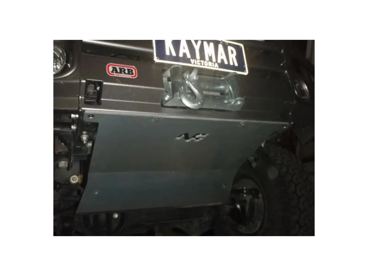 mm aluminium motor unterfahrschutz mit arb stossstange toyota land cruiser hzj grj serie j ()