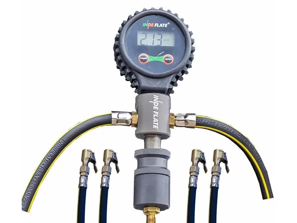 Indeflate System 4 Schläuche (je 3m) mit digitalen Manometer Kit