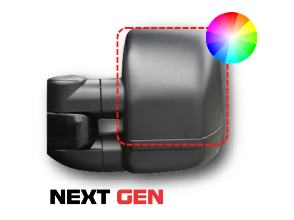 ClearView Next Gen Spiegelkappen – Lackierbar