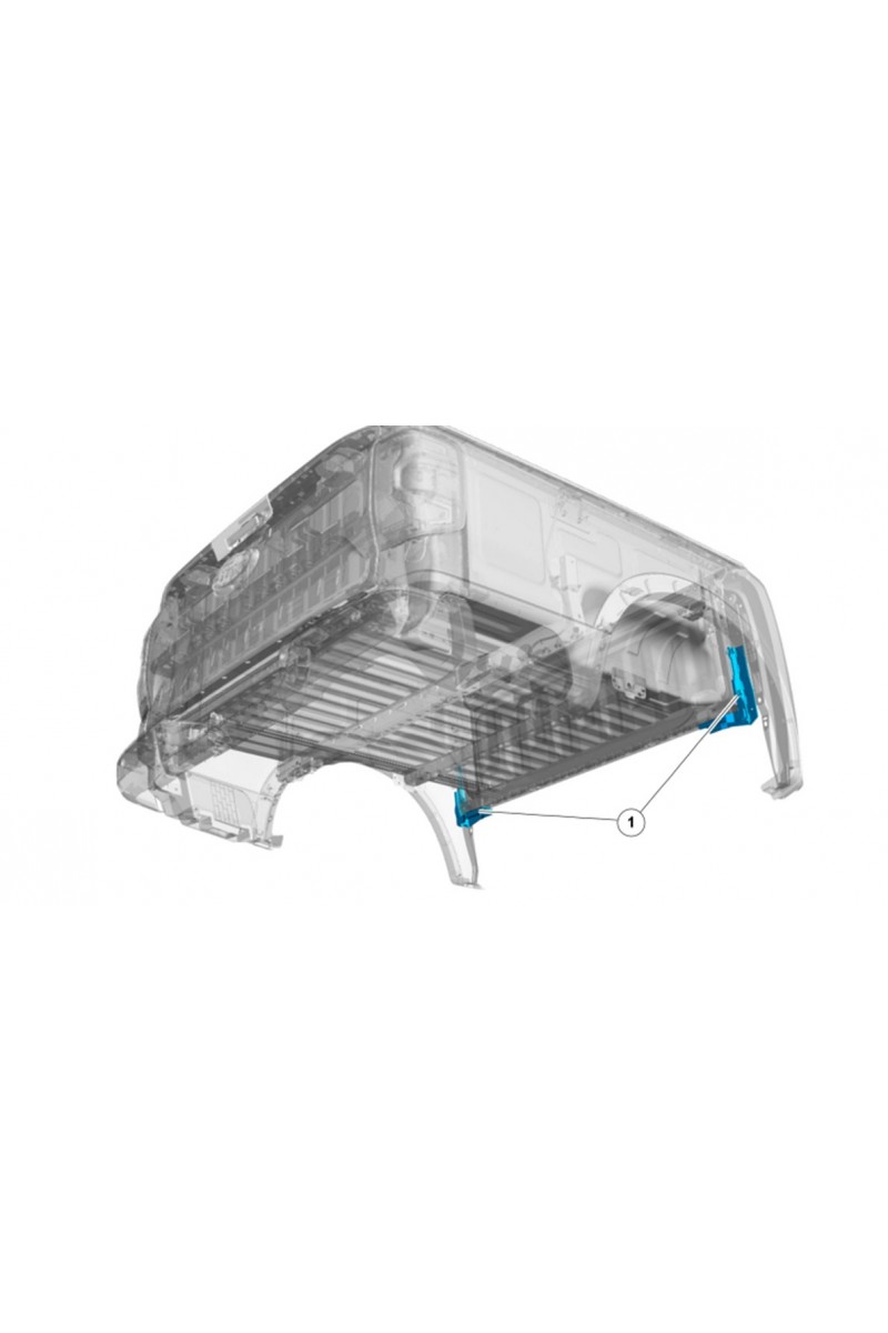 alu cab renfort j brace pour hardtop alu cab et canopy camper ford ranger raptor dc ()