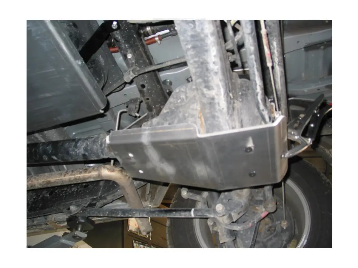 aluminium hinterachseschutz toyota land cruiser hdj hdj hzj ()