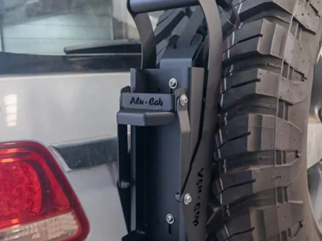 can crusher ersatzrad halterung alu cab