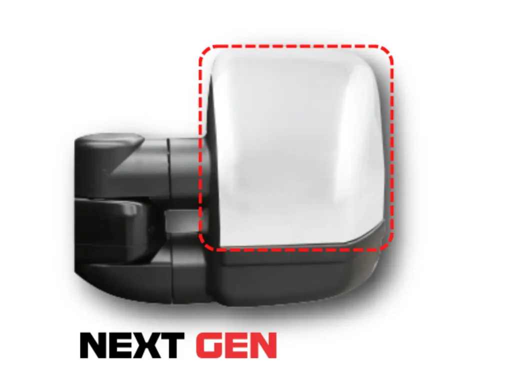 ClearView Next Gen Spiegelkappen – Chrom
