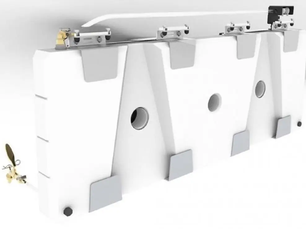 Wassertank 50L Canopy Camper Mit Halterungen – Alu-Cab